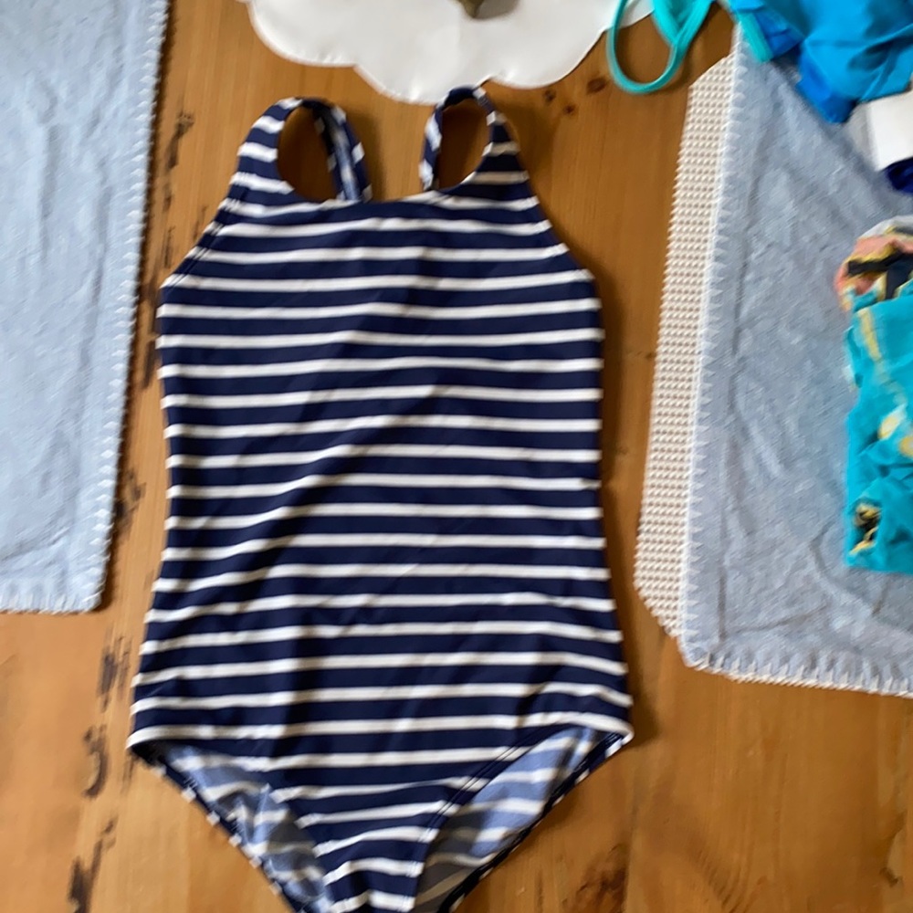 Lands End - 1 piece bathing suit.